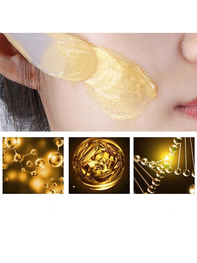 Gold Foil Snail Tear-Off Mask – Lystergivande och Djupt Återfuktande Ansiktsmask